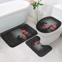 Cook Islands ANZAC Day Bathroom Set Soldier Silhouette Remembrance LT05 - Polynesian Pride