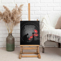 Cook Islands ANZAC Day Canvas Wall Art Soldier Silhouette Remembrance LT05 - Polynesian Pride