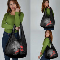 Cook Islands ANZAC Day Grocery Bag Soldier Silhouette Remembrance LT05 - Polynesian Pride