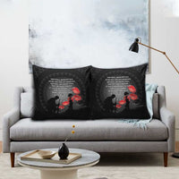 Cook Islands ANZAC Day Pillow Cover Soldier Silhouette Remembrance LT05 - Polynesian Pride