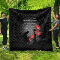 Cook Islands ANZAC Day Quilt Soldier Silhouette Remembrance LT05 - Polynesian Pride