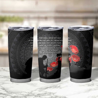 Cook Islands ANZAC Day Tumbler Cup Soldier Silhouette Remembrance LT05 - Polynesian Pride
