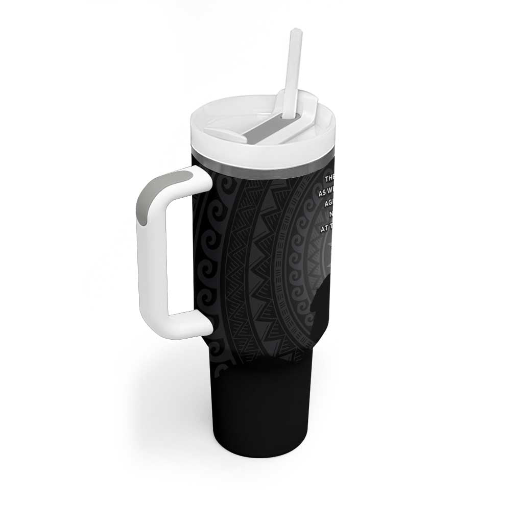 Cook Islands ANZAC Day Tumbler With Handle Soldier Silhouette Remembrance LT05 - Polynesian Pride