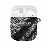 Hawaii Papakolea Born And Raised AirPods Case Hawaiian Tribal Pattern