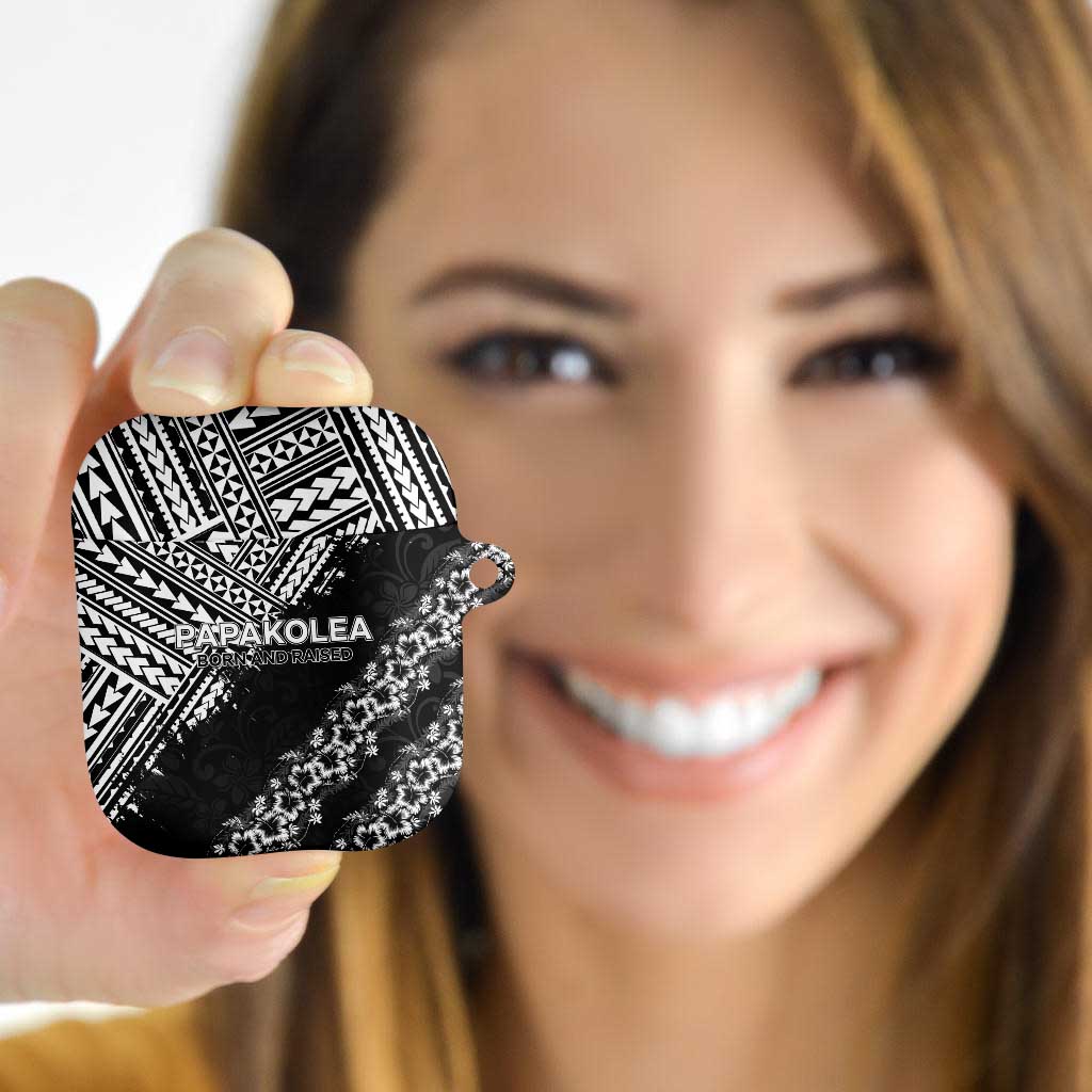 Hawaii Papakolea Born And Raised AirPods Case Hawaiian Tribal Pattern