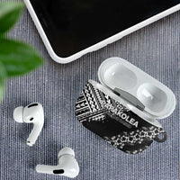 Hawaii Papakolea Born And Raised AirPods Case Hawaiian Tribal Pattern