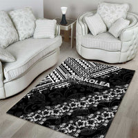 Hawaii Papakolea Born And Raised Area Rug Hawaiian Tribal Pattern