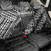 Hawaii Papakolea Born And Raised Back Car Seat Cover Hawaiian Tribal Pattern