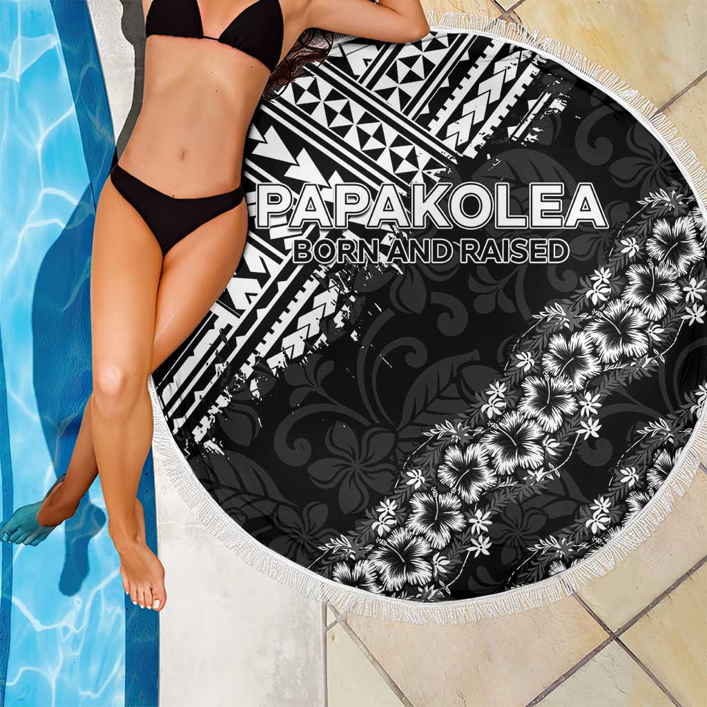 Hawaii Papakolea Born And Raised Beach Blanket Hawaiian Tribal Pattern LT05 - Polynesian Pride