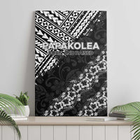 Hawaii Papakolea Born And Raised Canvas Wall Art Hawaiian Tribal Pattern LT05 - Polynesian Pride