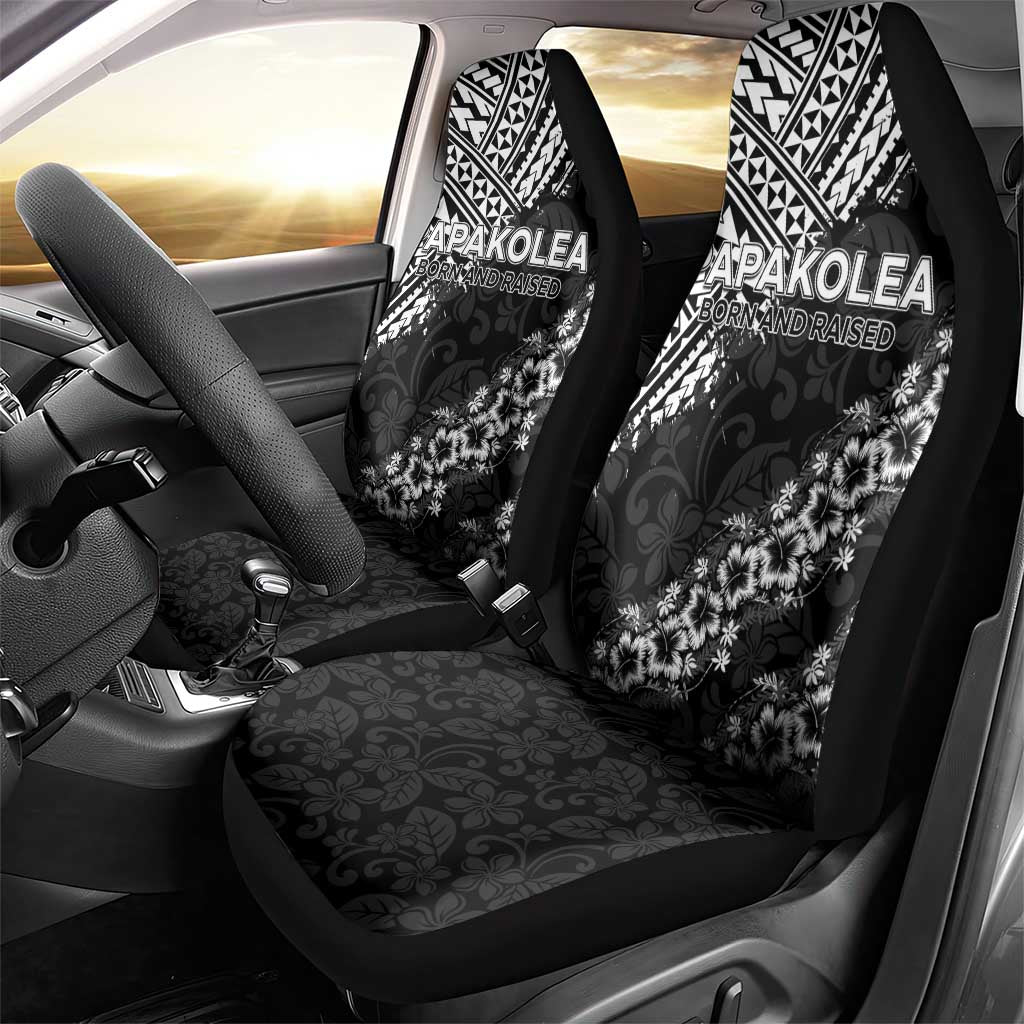 Hawaii Papakolea Born And Raised Car Seat Cover Hawaiian Tribal Pattern LT05 - Polynesian Pride