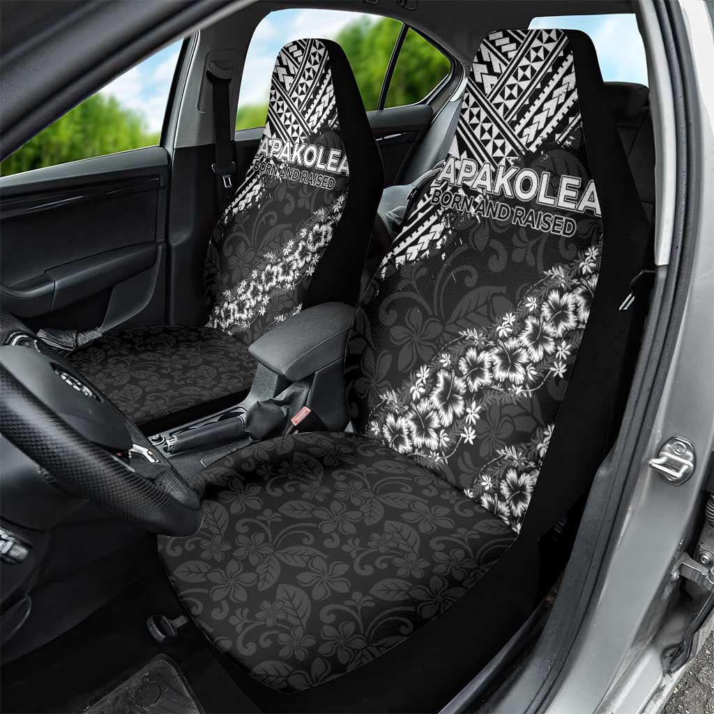 Hawaii Papakolea Born And Raised Car Seat Cover Hawaiian Tribal Pattern LT05 - Polynesian Pride