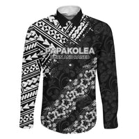 Hawaii Papakolea Born And Raised Family Matching Long Sleeve Bodycon Dress and Hawaiian Shirt Hawaiian Tribal Pattern