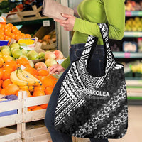 Hawaii Papakolea Born And Raised Grocery Bag Hawaiian Tribal Pattern
