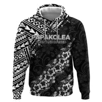 Hawaii Papakolea Born And Raised Hoodie Hawaiian Tribal Pattern LT05 Pullover Hoodie Black - Polynesian Pride