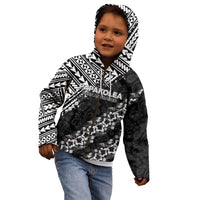 Hawaii Papakolea Born And Raised Kid Hoodie Hawaiian Tribal Pattern LT05 - Polynesian Pride