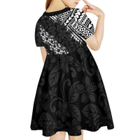 Hawaii Papakolea Born And Raised Kid Short Sleeve Dress Hawaiian Tribal Pattern LT05 - Polynesian Pride