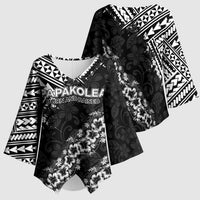 Hawaii Papakolea Born And Raised Kimono Sleeve Blouse Hawaiian Tribal Pattern LT05 - Polynesian Pride