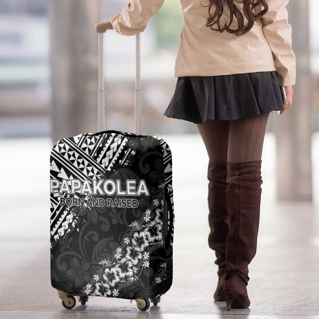 Hawaii Papakolea Born And Raised Luggage Cover Hawaiian Tribal Pattern LT05 - Polynesian Pride