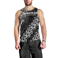 Hawaii Papakolea Born And Raised Men Tank Top Hawaiian Tribal Pattern LT05 - Polynesian Pride
