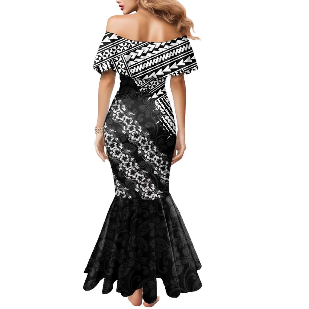 Hawaii Papakolea Born And Raised Mermaid Dress Hawaiian Tribal Pattern LT05 - Polynesian Pride