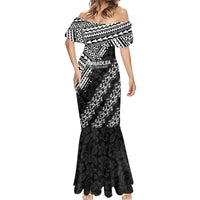 Hawaii Papakolea Born And Raised Mermaid Dress Hawaiian Tribal Pattern LT05 - Polynesian Pride