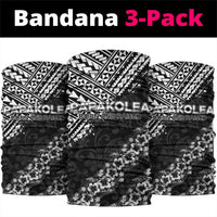 Hawaii Papakolea Born And Raised Neck Gaiter Hawaiian Tribal Pattern LT05 package One Size: 25*50cm Black - Polynesian Pride