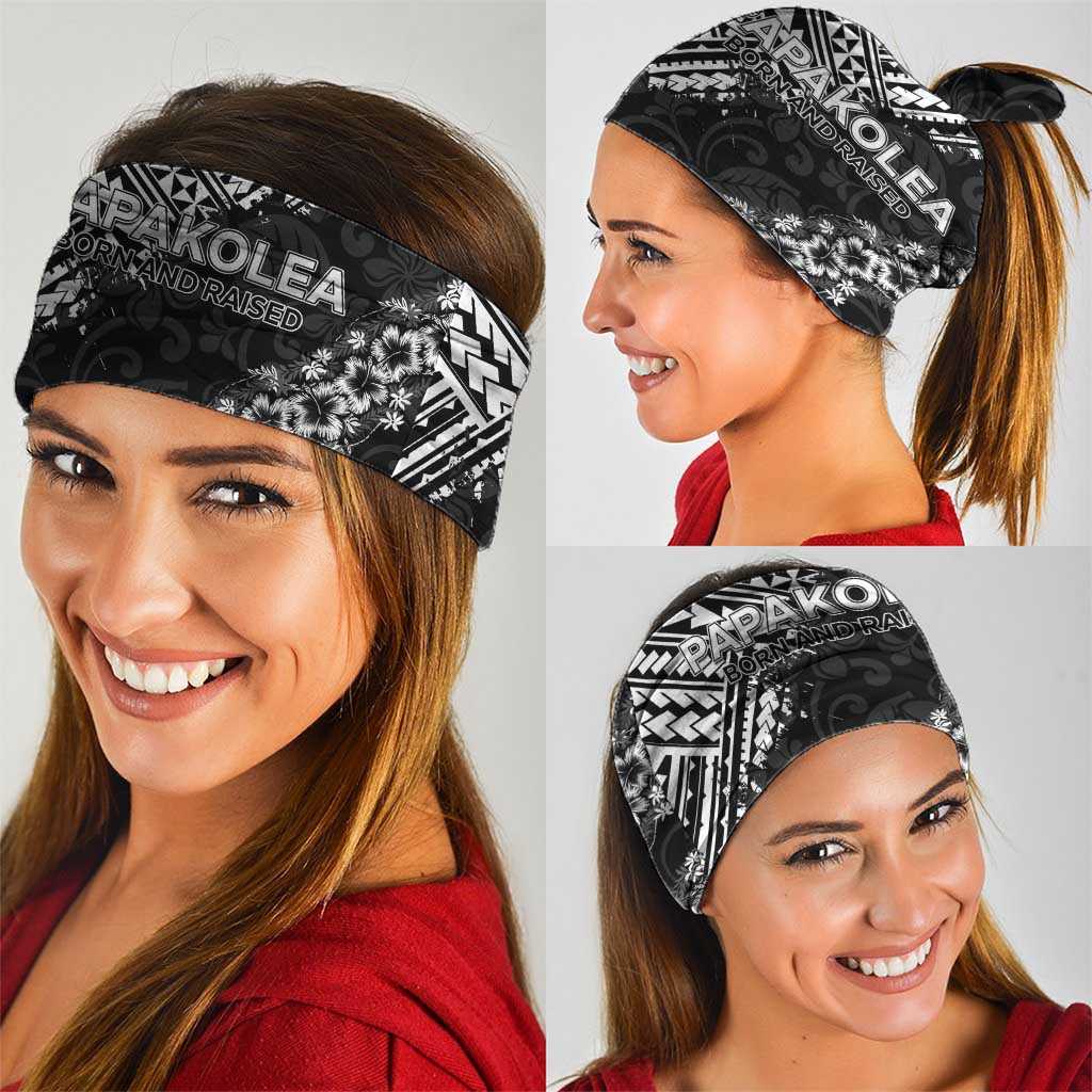 Hawaii Papakolea Born And Raised Neck Gaiter Hawaiian Tribal Pattern LT05 - Polynesian Pride