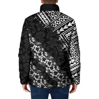 Hawaii Papakolea Born And Raised Padded Jacket Hawaiian Tribal Pattern