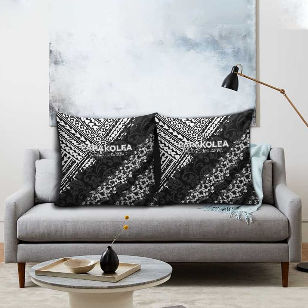 Hawaii Papakolea Born And Raised Pillow Cover Hawaiian Tribal Pattern LT05 - Polynesian Pride