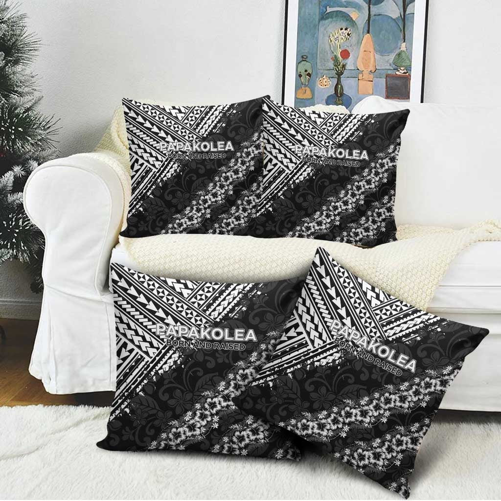 Hawaii Papakolea Born And Raised Pillow Cover Hawaiian Tribal Pattern LT05 - Polynesian Pride