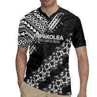 Hawaii Papakolea Born And Raised Rugby Jersey Hawaiian Tribal Pattern LT05 - Polynesian Pride