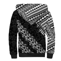 Hawaii Papakolea Born And Raised Sherpa Hoodie Hawaiian Tribal Pattern LT05 - Polynesian Pride