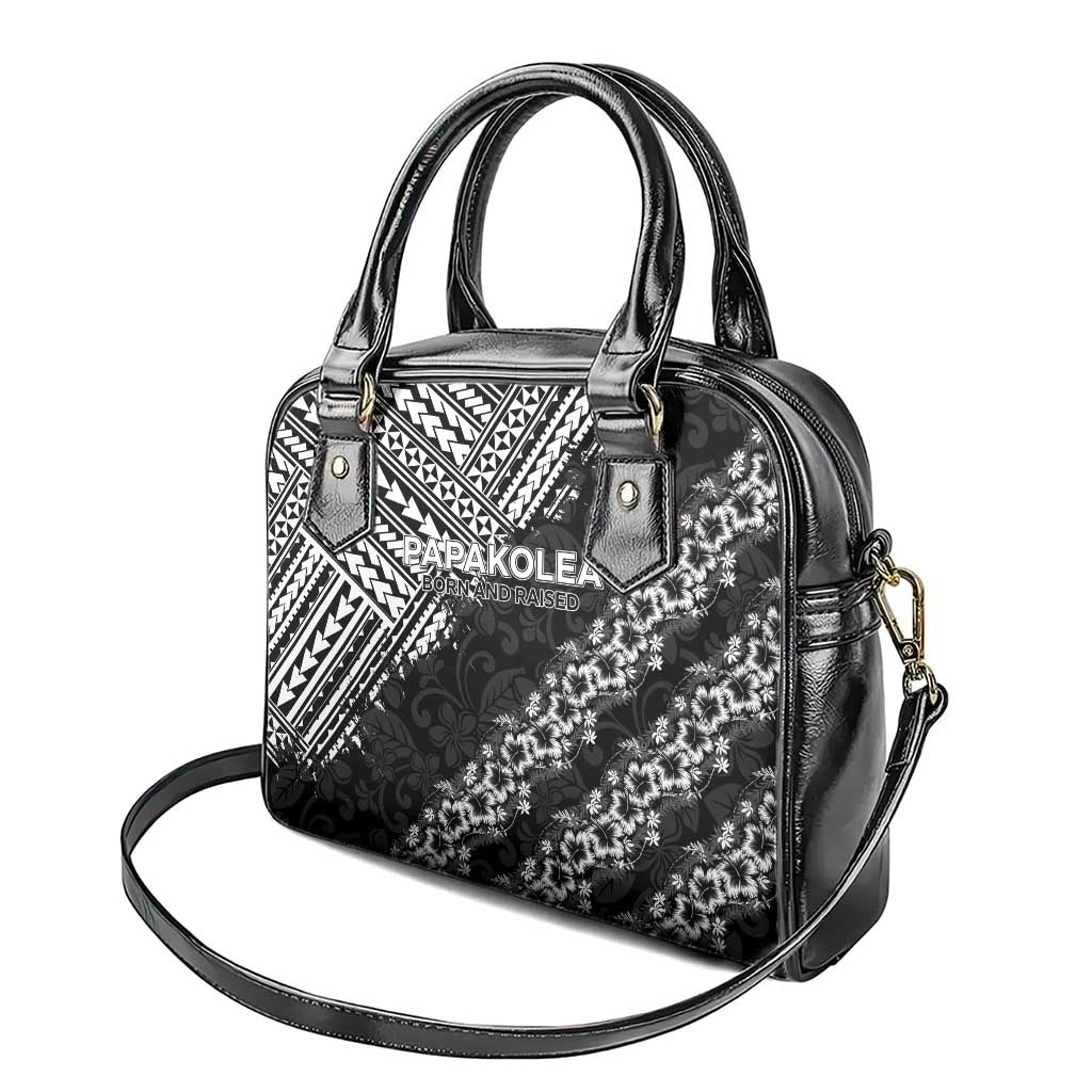 Hawaii Papakolea Born And Raised Shoulder Handbag Hawaiian Tribal Pattern LT05 - Polynesian Pride