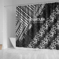 Hawaii Papakolea Born And Raised Shower Curtain Hawaiian Tribal Pattern