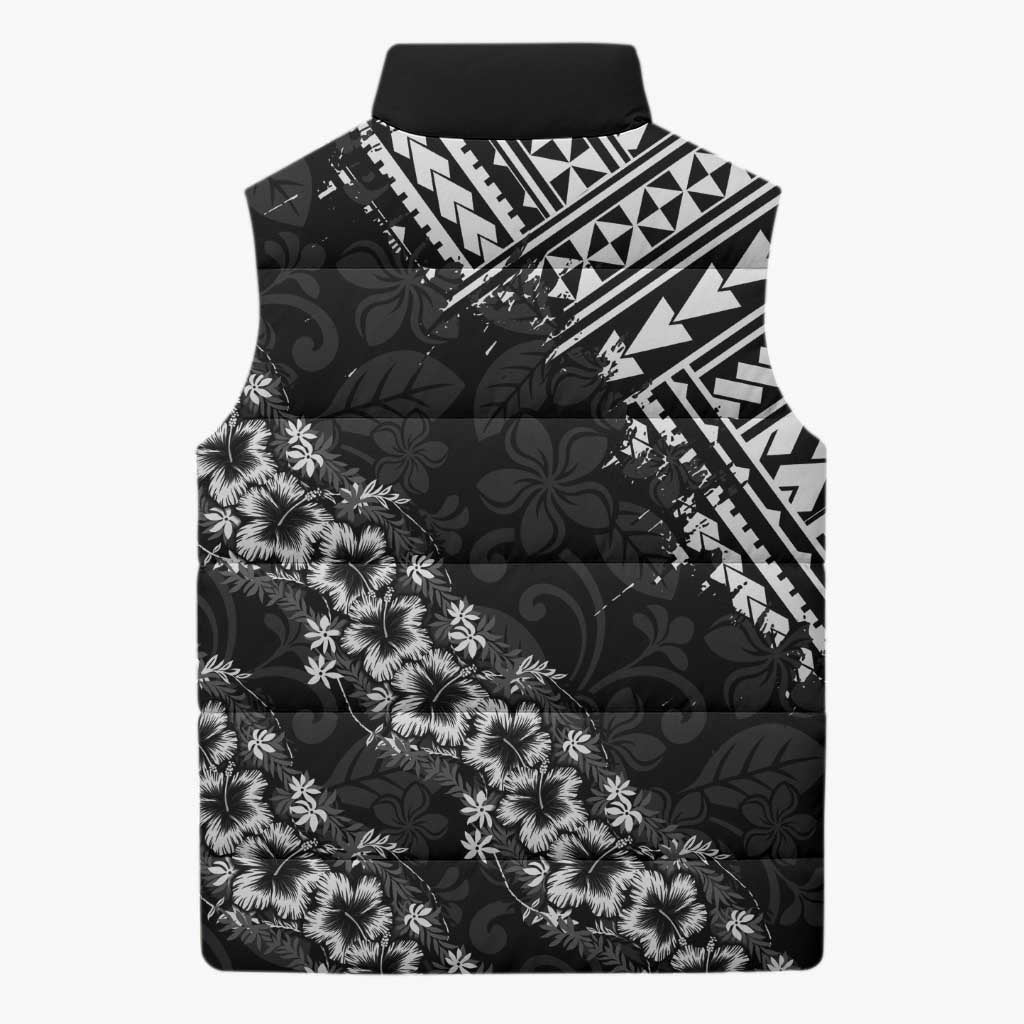 Hawaii Papakolea Born And Raised Sleeveless Puffer Jacket Hawaiian Tribal Pattern LT05 - Polynesian Pride