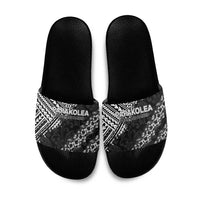 Hawaii Papakolea Born And Raised Slide Sandals Hawaiian Tribal Pattern