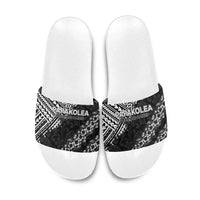 Hawaii Papakolea Born And Raised Slide Sandals Hawaiian Tribal Pattern