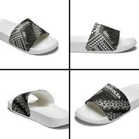 Hawaii Papakolea Born And Raised Slide Sandals Hawaiian Tribal Pattern