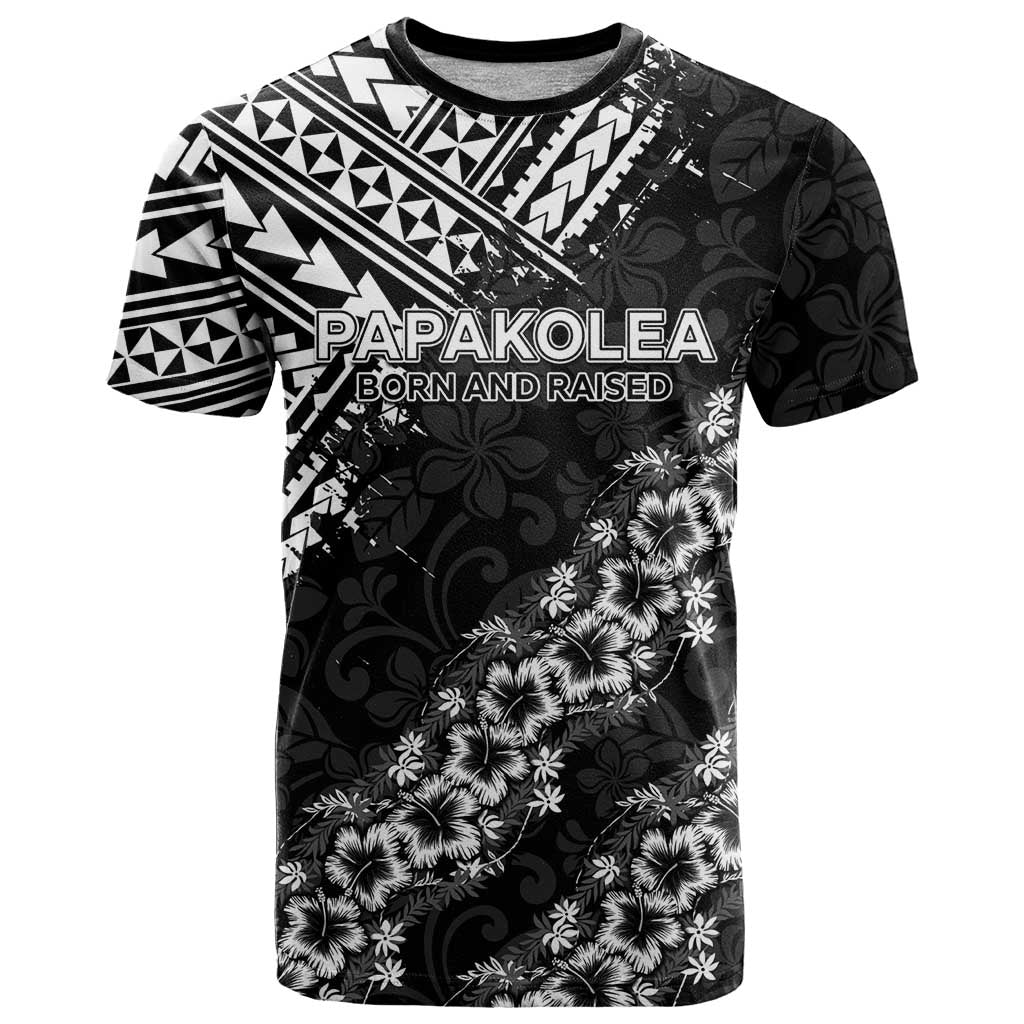 Hawaii Papakolea Born And Raised T Shirt Hawaiian Tribal Pattern