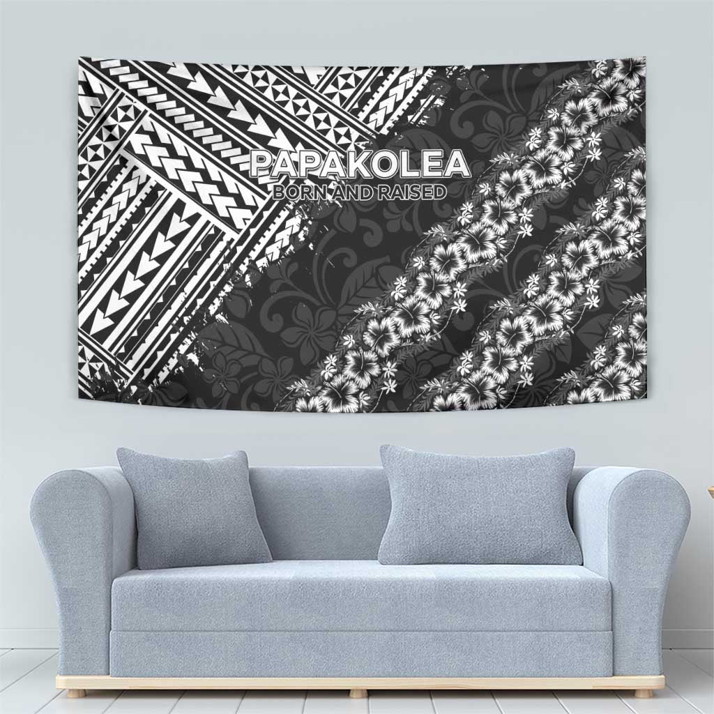 Hawaii Papakolea Born And Raised Tapestry Hawaiian Tribal Pattern