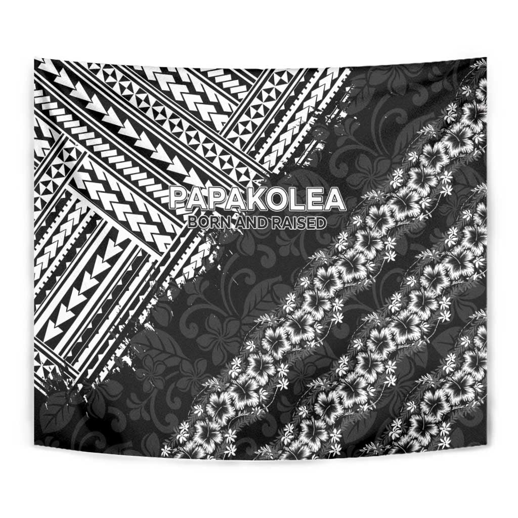 Hawaii Papakolea Born And Raised Tapestry Hawaiian Tribal Pattern