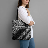 Hawaii Papakolea Born And Raised Tote Bag Hawaiian Tribal Pattern LT05 - Polynesian Pride