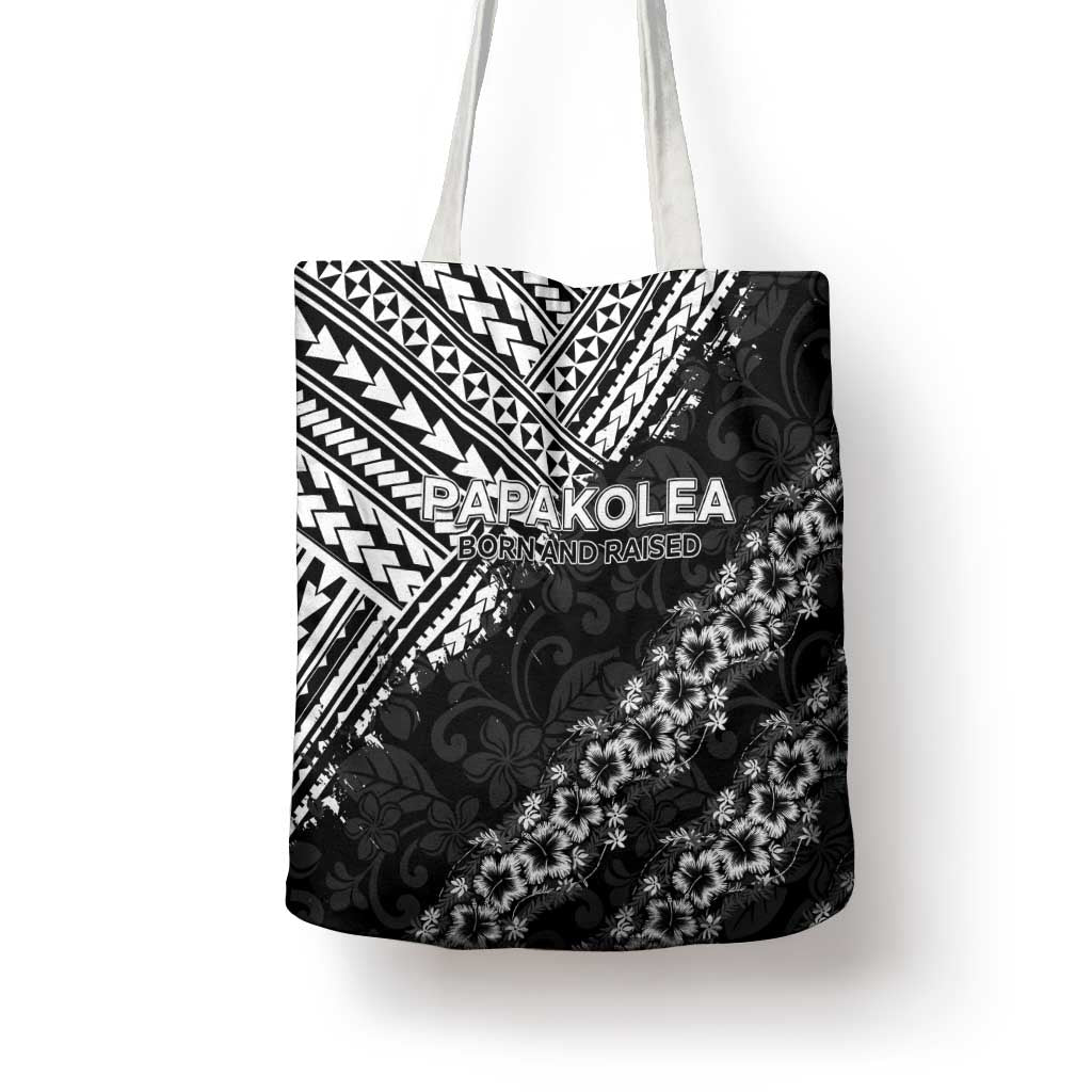 Hawaii Papakolea Born And Raised Tote Bag Hawaiian Tribal Pattern LT05 - Polynesian Pride