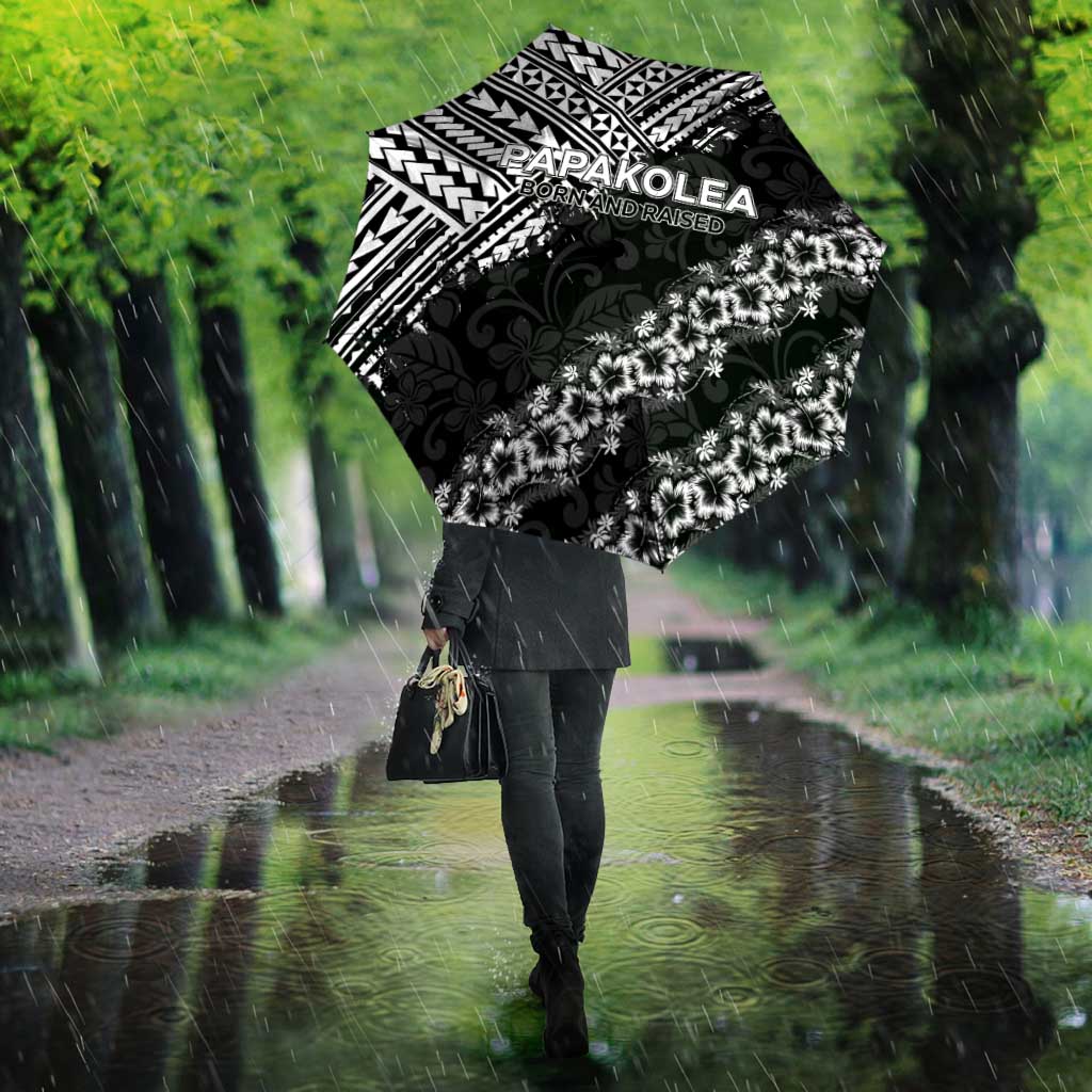 Hawaii Papakolea Born And Raised Umbrella Hawaiian Tribal Pattern