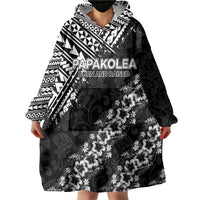 Hawaii Papakolea Born And Raised Wearable Blanket Hoodie Hawaiian Tribal Pattern LT05 - Polynesian Pride