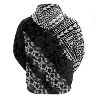 Hawaii Papakolea Born And Raised Zip Hoodie Hawaiian Tribal Pattern LT05 - Polynesian Pride