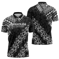 Hawaii Papakolea Born And Raised Zipper Polo Shirt Hawaiian Tribal Pattern LT05 - Polynesian Pride