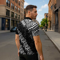 Hawaii Papakolea Born And Raised Zipper Polo Shirt Hawaiian Tribal Pattern LT05 - Polynesian Pride