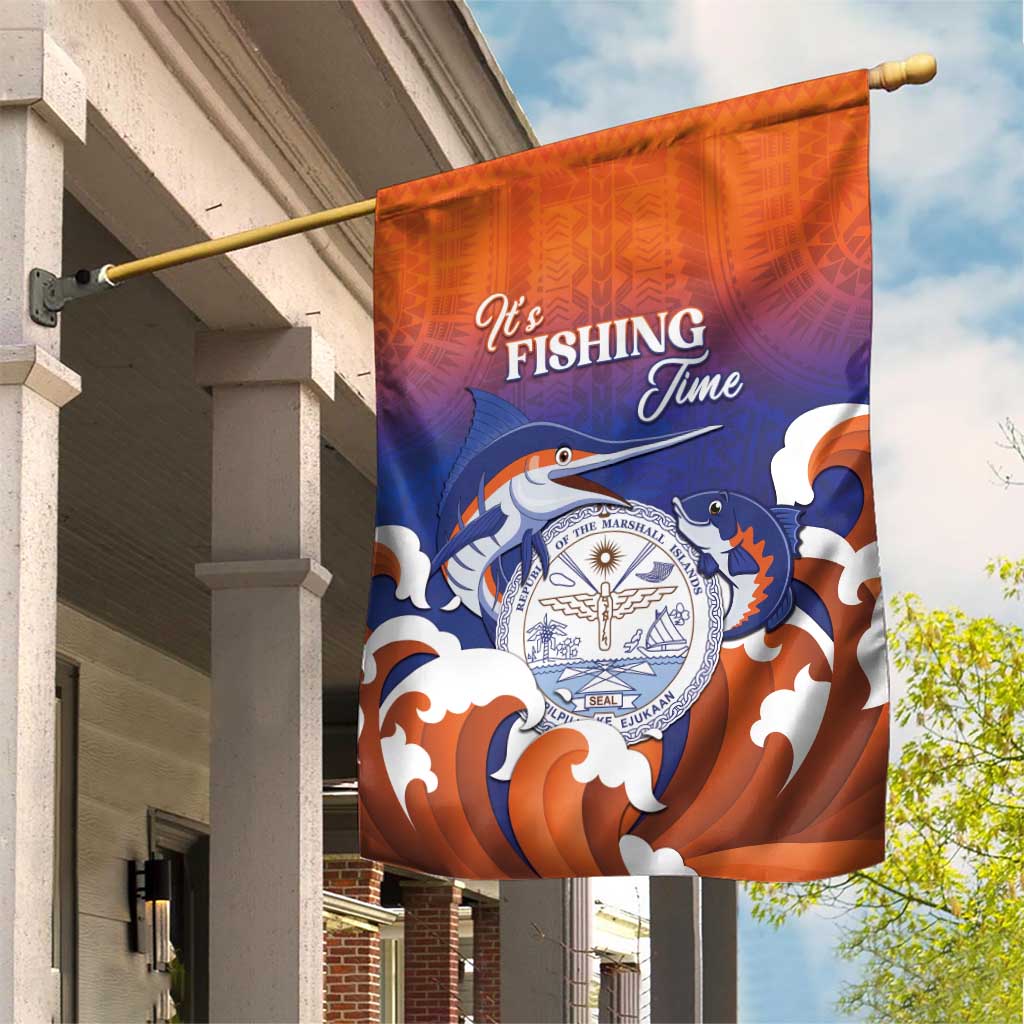 Marshall Islands Fishermen's Day Garden Flag It's Fishing Time